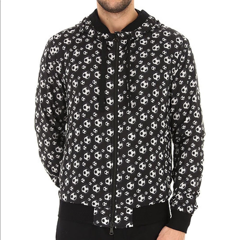 DOLCE & GABBANA Soccer Bomber Jacket 58 US XXL